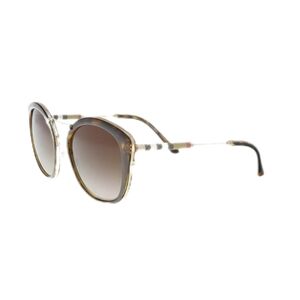 Burberry Stylish Brown Gold Cat-eye Womens Sunglasses